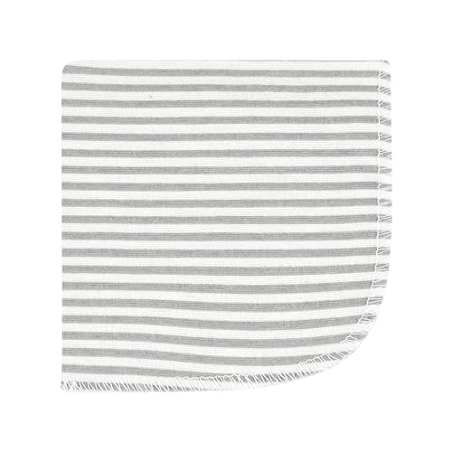 Image of Hudson Baby Unisex Baby Flannel Cotton Poly Washcloths, Farm Friends Cream 10Pk, One Size