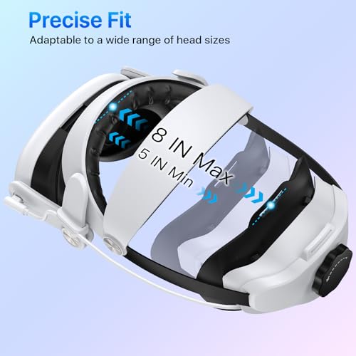 Adicop Head Strap, Compatible with Meta Quest 3S/Quest 3, Enhance Immersion and Comfort, Reduce Facial Stress, VR Accessories, Replacement for Elite Strap - Image 5