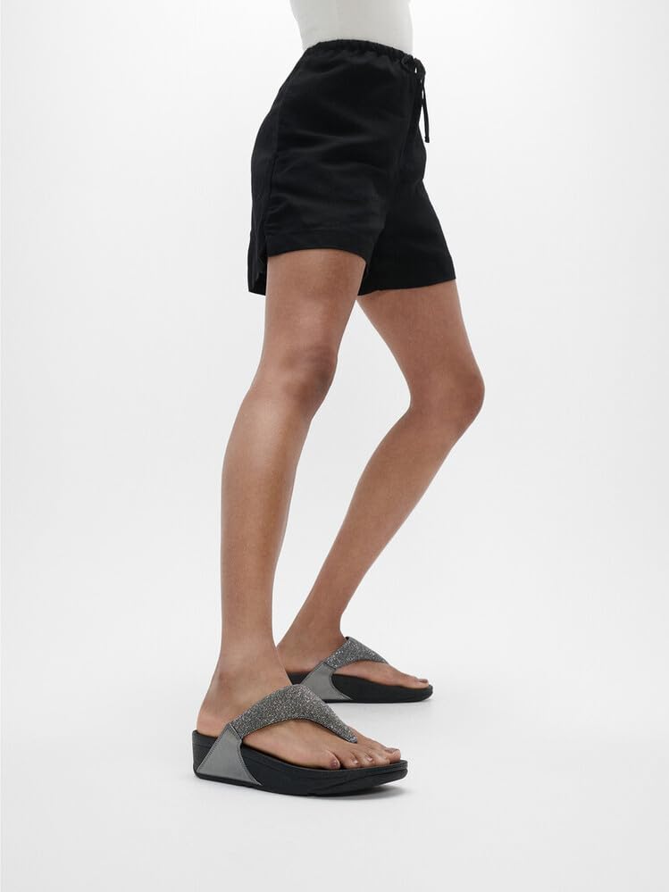 Image of Fitflop Women's Lulu Shimmerlux Toe-Post Sandals