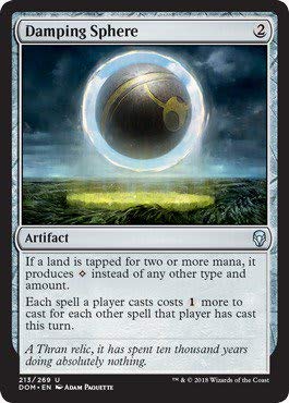Magic: The Gathering - Damping Sphere - Dominaria