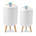2 Pack Automatic Trash Can 12L /3 Gallon and 10L /2.64 Gallon Bathroom Trash Bin with Lid Touchless Small Smart Motion Sensor Garbage Cans for Kitchen, Bathroom,Living Room and Bedroom