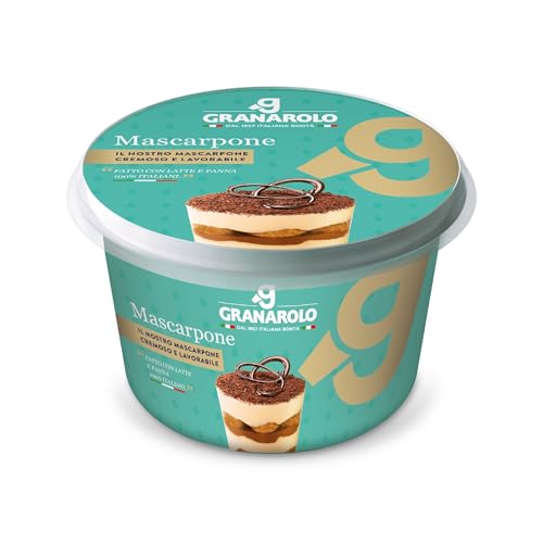 Granarolo, Mascarpone Granarolo, 500g, Autentico Formaggio Italiano, Ricco e Cremoso, per Dolci e Piatti Salati, Consistenza Cremosa
