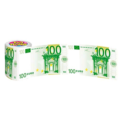 Preisvergleich Produktbild Toilettenpapierrolle / Klopapierrolle - 100 Euro Design- Geldscheine, Banknoten, Noten - ideales Geschenk