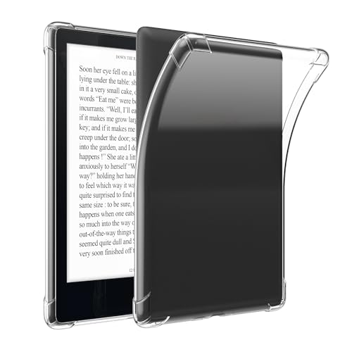 kwmobile Carcasa Compatible con Amazon Kindle Paperwhite (2024)/Colorsoft Funda Transparente - Funda Transparente E-Book - Ligera y Flexible - Personaliza DIY tu Libro Electrónico E-Reader