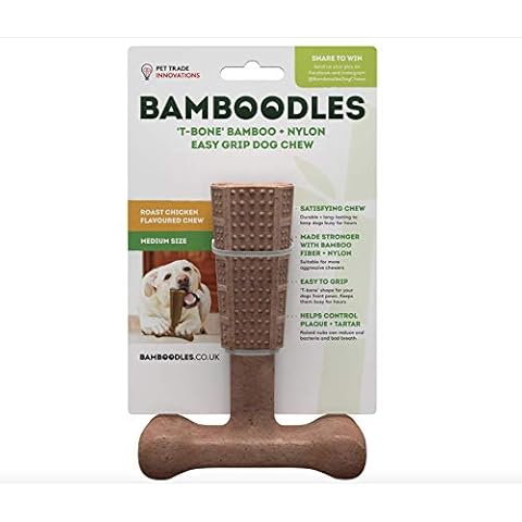 Bamboodles Medium Chicken T Bone Dog Chew Toy Cover