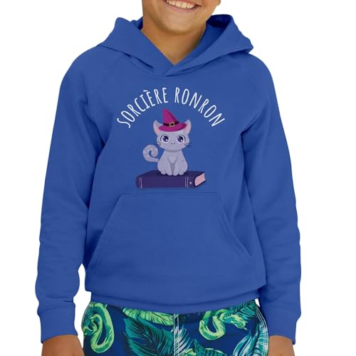 Sweat à capuche enfant sorcière de qualité premium avec finitions durables