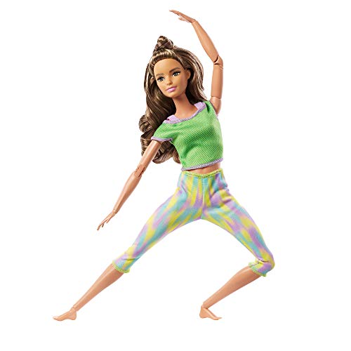 Barbie gxf05,mattel Made to Move Serie Wellness Puppen, Mehrfarbig – Bild 4