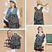 School Backpack College Bookbag for Teen — Student Bagpack for Girls 15.6 Inch Casual Daypack with USB Charger Women Laptop Backpacks Anti Theft Cute Fashion Book Bag Travel Back Pack Black Grey