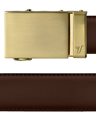 Image of Mission Belt Men's Leather Ratchet Belt, 40mm Metal Collection