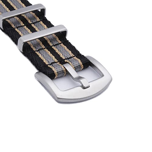 Image of WAMD Seat Belt NATO Watch Straps /Bands - 18mm,20mm,22mm and 24mm Nylon Watch Straps for Watches - Multicolour Options