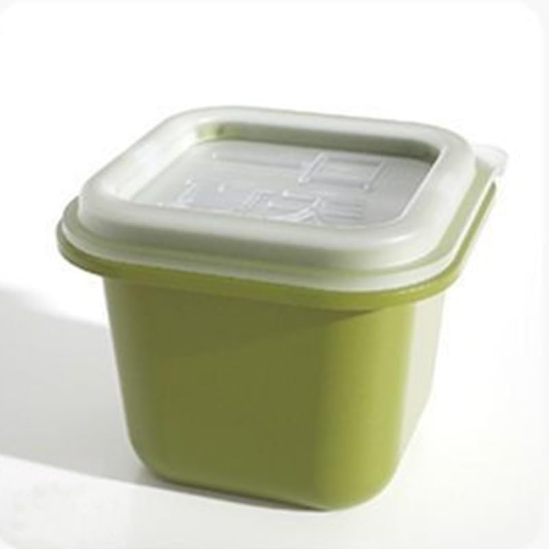 Molde para cubitos de hielo de silicona verde miniatura 1