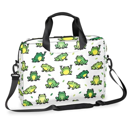Bolso para laptop 16 pulgadas con diseño de ranas miniatura 1