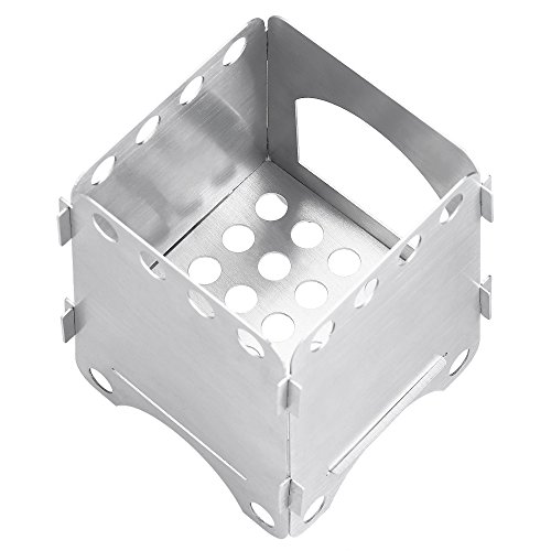 Lixada Ultraleve Camping Fogão De Madeira Dobrável Fogão de Bolso Ao Ar Livre Mochila Cozinhar Fogão