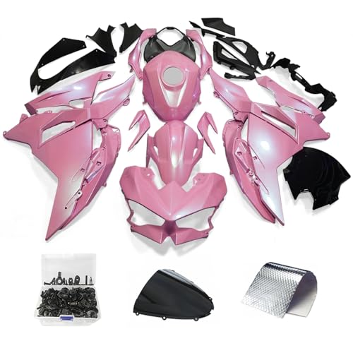ZXMOTO Chameleon Pink ABS Injection Fairing Kit with Tank Fit for Kawasaki Ninja 500 2024-2025 Bodywork