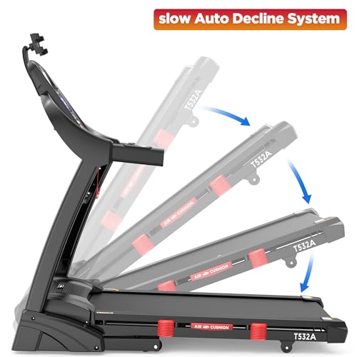 Image of 5HP Foldable Treadmill for Home with 20% Auto Incline Exercise Treadmill