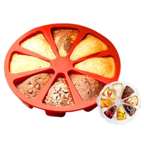 Silicona Molde De Donuts Cavidades Moldes Para Bizcocho Reposteria Air Fryer Horno Desmontable Forma Naranja Lekue Mould Moule Pan Alimentarios, Ballena Bollos Bolos Cake (Rojo)