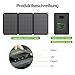 LIONSHEE 30W Solarpanel Faltbar mit 3 Ports (USB-C+USB-A+DC), IP67 Wasserdichtes Tragbares Solar-Ladegerät, Handy Solar Panel Im Freien, Camping Ladegerät für Smartphone, Mobile Powerbank und mehr