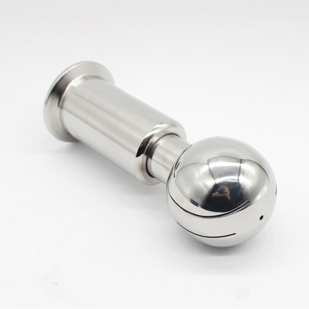 1pc 1.5" Tri Clamp SUS304 Stainless Steel Rotary Spray Cleaning Ball for Efficient Tank Cleaning in Pharmaceutical