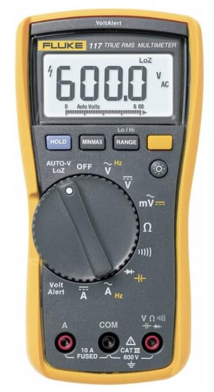 BEHA Fluke 117 Hand-Multimeter kalibriert (ISO) Digital Cat III 600 V Anzeige (Counts): 6000 (2583647-ISO) Marca