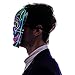 JOYIN Halloween LED Purge Scary Mask Light Up LED Mask Cool Costume Accessories (Skull)