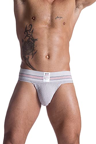 image for GYM by Jockstraps.com Gym Old School Jockstrap (XXX-Large, Heather Gre