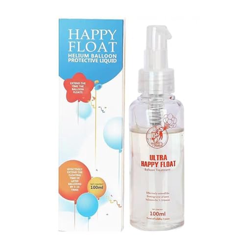 Party with Emma Helium Balloons Float Time Extender Ultra Float for Balloons Helium Balloon Your Latex will Stay Up (100ml)