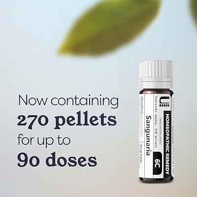 Sanguinaria 6C Homeopathic Remedy, 270 Pellets