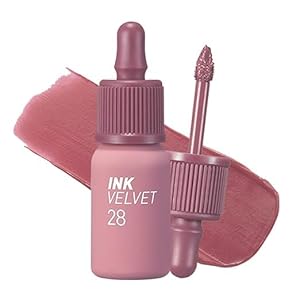 Ink the Velvet Lip Tint | High Pigment Color, Longwear, Weightless, Not Animal Tested, Gluten-Free, Paraben-Free (028 Mauveful Nude)