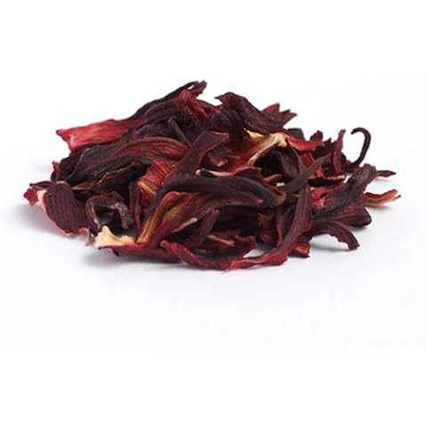 100g Whole Hibiscus Flower Loose Leaf Herbal Tea Infusion Abbey Botanicals Cover