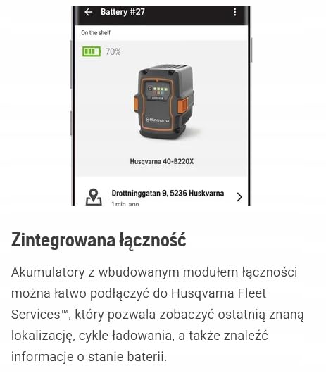 Husqvarna 40-B220X - Batteria 36V 6.0Ah Li-Ion per attrezzi da giardino