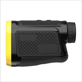 GUBAOPQLA 1000M Golf Rangefinder,Wildlife Camera,6X Magnification,Fast Flagpole Lock,±1yard Accuracy,Distance/Angle/Speed Measurement for Golf,Hunting,Yellow