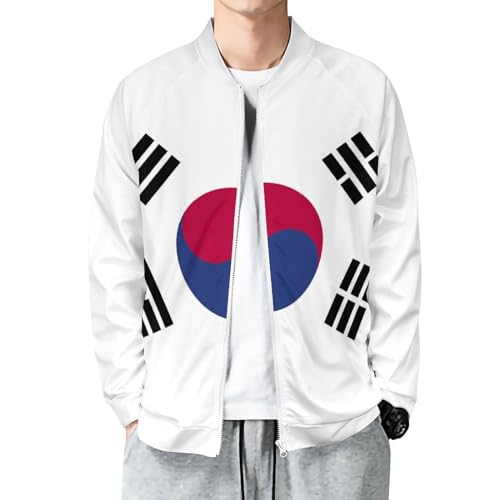 Zakqeik Dominican Flag Mens Crewneck Zipper Shirt Sweatshirt Long Sleeve Casual Jacket Top Coat Shirt