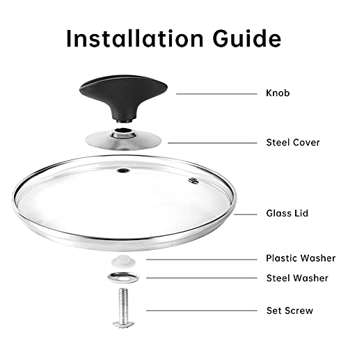 Hoojay Nonstick Saucepan Set With Lid, Non Stick 1Qt & 2Qt Sauce Pan Set With Glass Lid Small Pot For Home Kitchen,Pink #TOP5