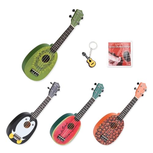Longteam 21 Inch Cute Beginner Ukulele, Spruce & Mahogany Wooden