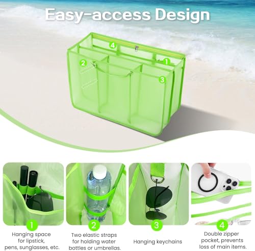 Image of XYFuuee Beach Bag Organizer Insert Divider for Medium Bogg Bag Accessories