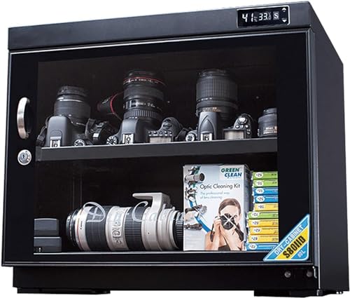 ZQJYMXM Electronic Dehumidifying Dry Cabinet,80L Camera moisture-proof box photographic equipment lens drying box collection household protective cabinet