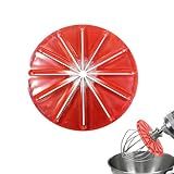 KLINNA Spritzschutz für KitchenAid Mixer Zubehör, 14,5cm Rührkopf Anti-Spritzer Schallwand Rührkopf für 6-Draht-Schneebesen, Rührschüssel Abdeckung Schaber Backen Kochen, Schützender Spritzdeckel
