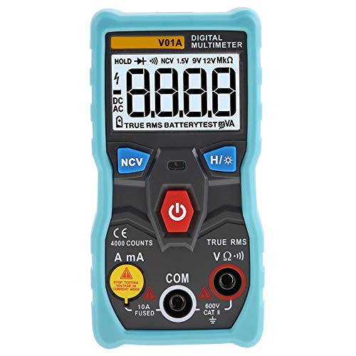Digital Multimeter, V01A Digital Multimeter Tester With Backlit Liquid