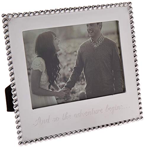 MARIPOSA Marco de fotos horizontal 3911AD, 8.75' x 1' x 7.75', plateado