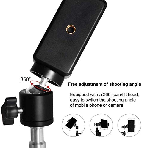 Image of GiftMax 1 /4 inch Black 360 Ball Head Bracket /Holder /Mount for DSLR Camera Tripod Ballhead Stand Support Adapter (1 Piece)