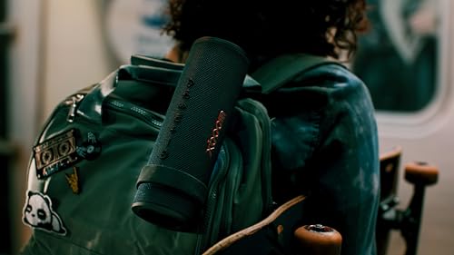 Image of LG XBOOM GRAB Portable Bluetooth Speaker Tuned by will.i.am, Peerless Dome Tweeter, AI Sound, AI Lighting, Auracast Multi-Speaker Connectivity, 20H Battery, IP67 Waterproof & Dustproof, Portable Strap