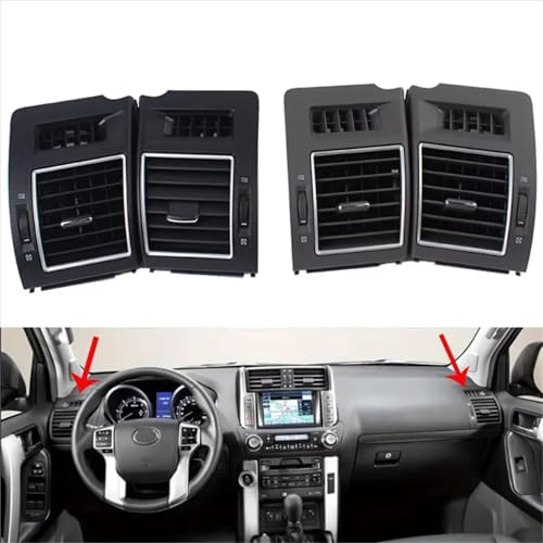 Grille d'aération robuste pour Toyota Prado ventilation tableau de bord ajustement parfait