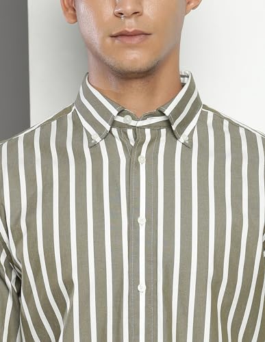 Image of Tommy Hilfiger Men's Striped Regular Fit Shirt