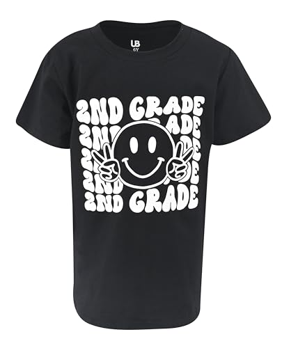 Image of Unique Baby Boys 2nd Grade Vibes Only Back to School T Shirt