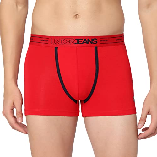 Image of Underjeans Men's Cotton Regular Fit Solid Trunk
