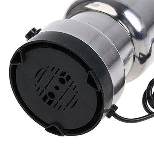 Image of Electric Coffee Grinder with Removable Stainless Steel Cup & Blades | Portable Spice Grain & Bean Grinding Machine | Ultra Fine Dry Food Powder Maker for Home Kitchen Office