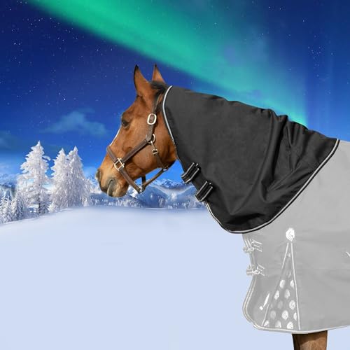 Image of Equinavia Norse Turnout Neck Cover No Fill | 600 Denier - Black - L