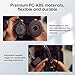 Hollyland Solidcom C1 Full-Duplex 4 Users Wireless Headset Intercom System 1100ft Single Ear Headset Headphone Microphone with 8 Batteries & Replaceable Earpads
