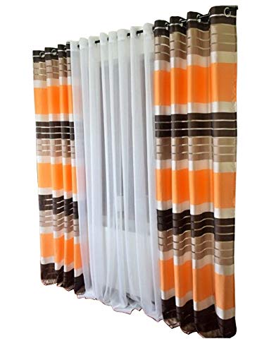 FKL GP2 Lot de 2 rideaux occultants à œillets 145 x 250 cm Cover