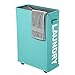 IHOMAGIC Cesto para la Colada Delgada sobre Rueda, Cesta de Lavandería Rectangular Práctica Plegable Colector de Ropa Sucia para el Hogar, Cocina, Dormitorio, Hotel, Viaje 35-40L, 600D Tela, Azul